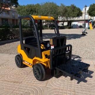 Torillo-Carretilla elevadora 12v, amarillo, eva, cuero, 12V10ah, 2.4ghz RC INDA239-DLS-08gl